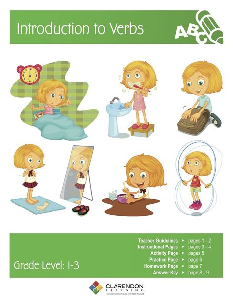 Verbs Worksheets | Action Verbs Worksheets - Lesson Plans Learning