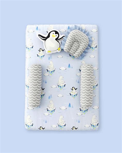Buy Fancy Fluff Organic New Born Bed Set - Arctic Online at Best Price ...