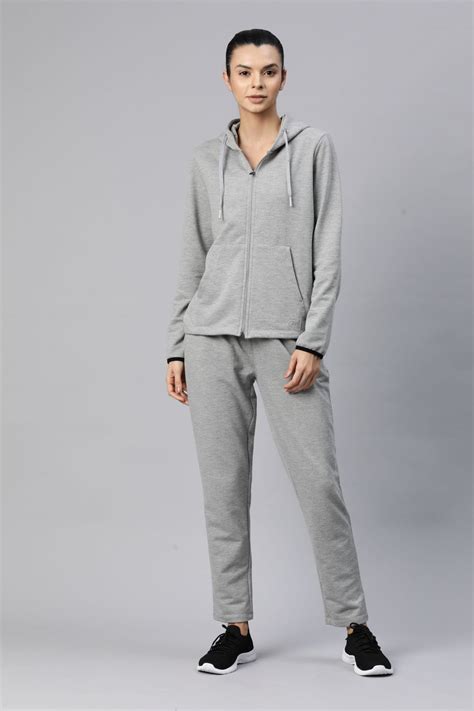Alcis Women Warm Motion Solid Tracksuit
