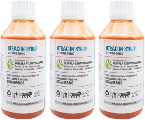 UJWALA AYURVEDASHRAM Utracon Syrup Urinary Track Infection,Vaginal ...