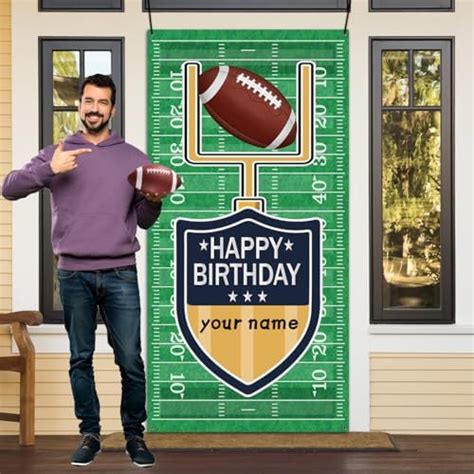 Personalised American Football Birthday Card For Son, Daughter ...