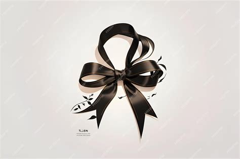 Premium AI Image | Black awareness ribbon meaning Black ribbon symbol ...