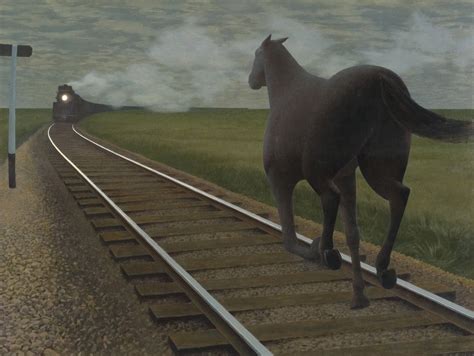 Alex Colville, Horse and Train, 1954 | Art Canada Institute