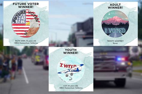 Winners announced for Soldotna voting sticker design contest ...