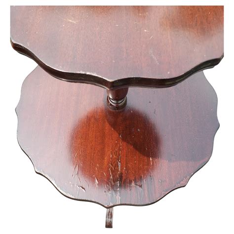 Early 20th Century Mahogany Two-Tier Dumbwaiter Desert Table For Sale ...