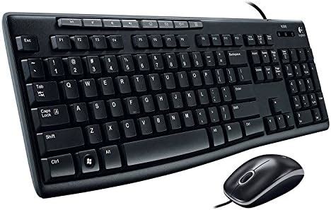 Amazon.in: Buy Logitech Media Set MK200 Full-Size Wired Keyboard and ...