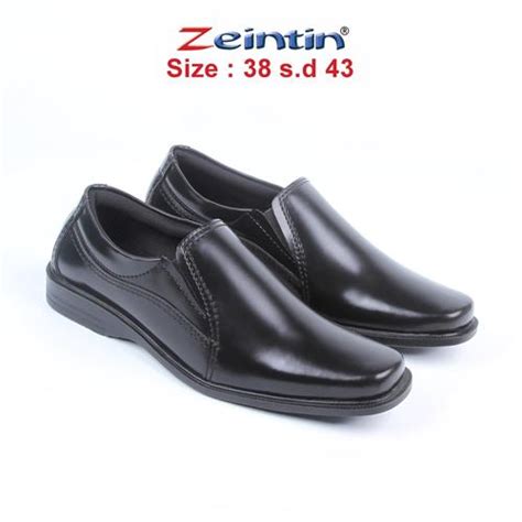 Jual Zeintin - Sepatu Pria Slip On Original Kulit Sintetis Kerja Formal ...