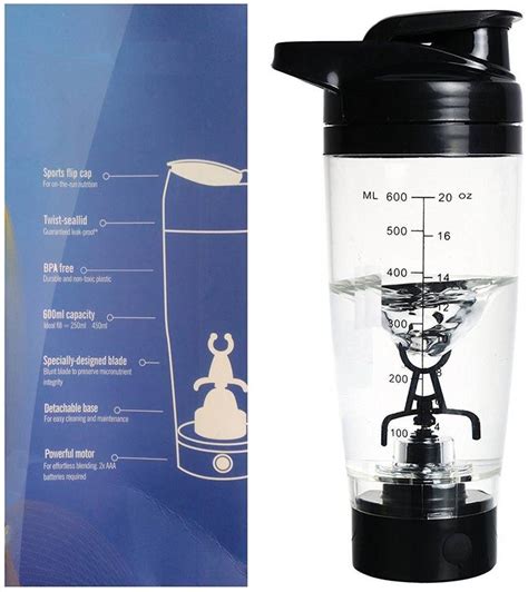 VibeX ® Protein Shaker Bottle,High-torque Tornado Shaker Cup,Electric ...