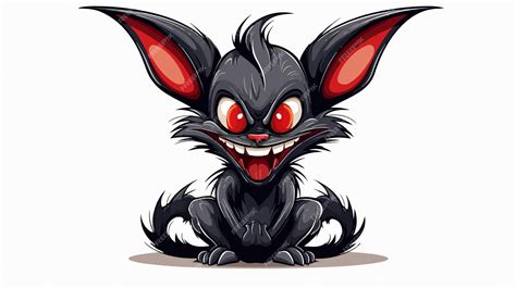 Cute Retro Cartoon Vampire Rabbit Illustration | Premium AI-generated ...