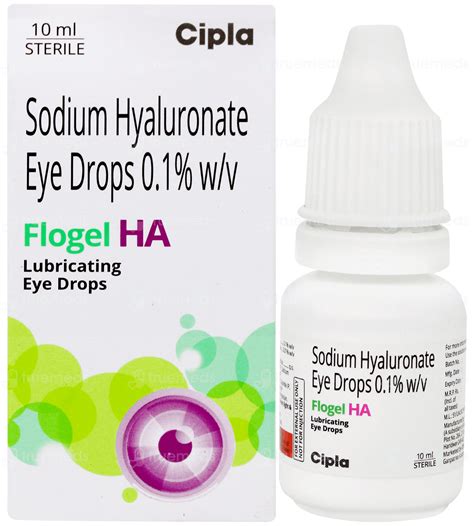Flogel Ha Lubricating Eye Drop 10 Ml - Uses, Side Effects, Dosage ...