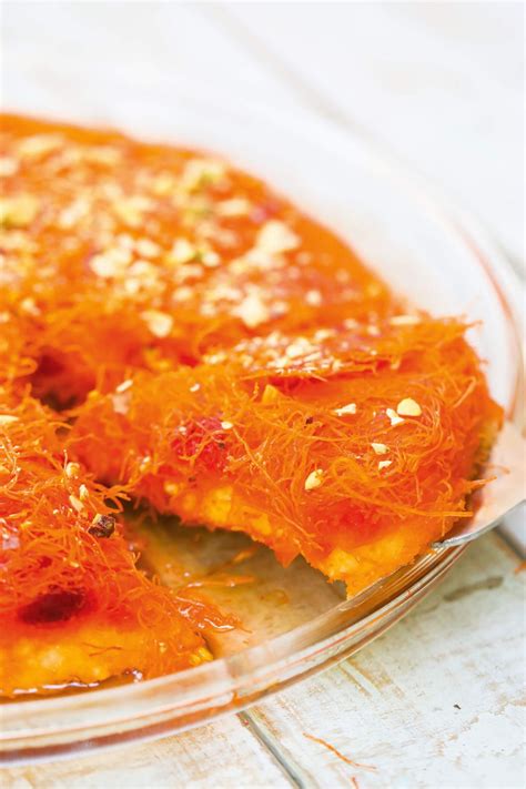 Knafeh (Middle Eastern Pastry Dessert) - Chef Tariq