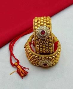 Ruru Brass Gold-plated Armlet Price in India - Buy Ruru Brass Gold ...