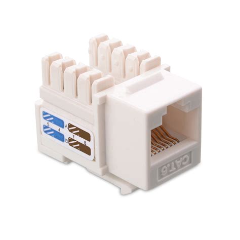Cable Matters UL Listed 25-Pack RJ45 Keystone Jack in White and ...