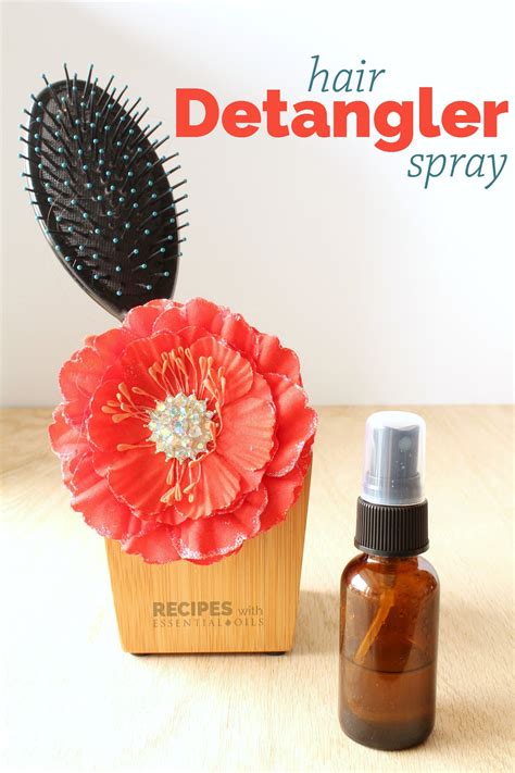 Homemade Hair Detangler Spray - Recipes with Essential Oils