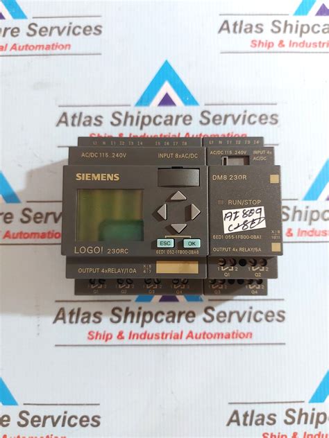 SIEMENS LOGOI 230RC 6ED1 052-1FB00-0BA6 LOGIC MODULE – Atlas Shipcare ...