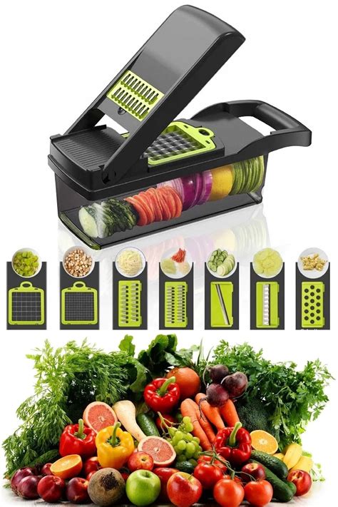 Berdina Home Çok Amaçlı Rende Lüx Küp Rende 13 Parça Hazneli Sebze Doğrayıcı Dicer Dilimleyici ...