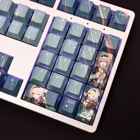 Firefly Honkai Star Rail Keycaps Set Game Backlit PBT - Keysium