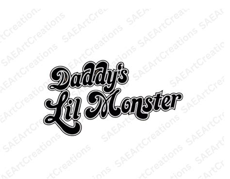 Daddy's Lil Monster T-shirt Svg, Harley Quinn Shirt Shirt Only Daddy's ...