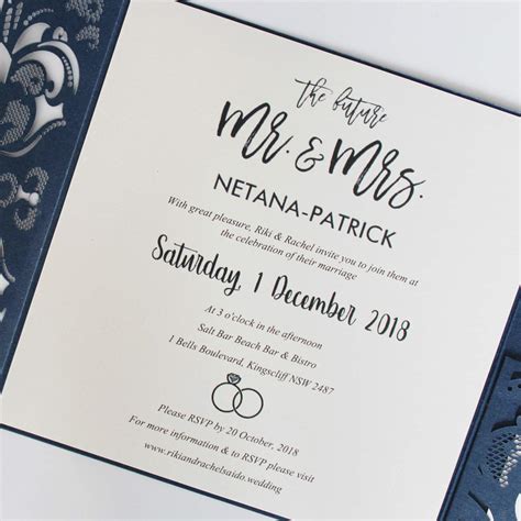Redacción De Invitación De Boda En Inglés Textos Para Invitaciones