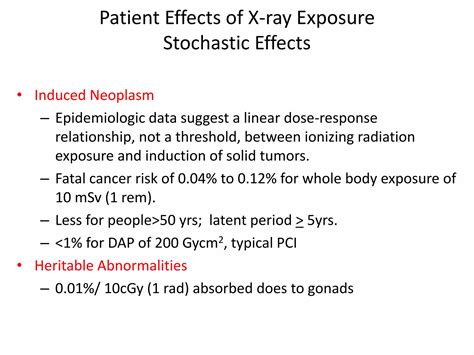 RADIATION SAFETY IN CATHLAB | PPTX - effects of x ray exposure