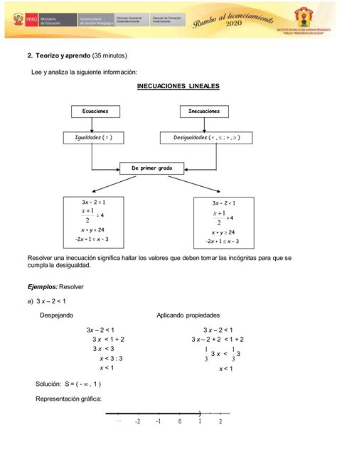 Inecuaciones de primer grado | DOCX