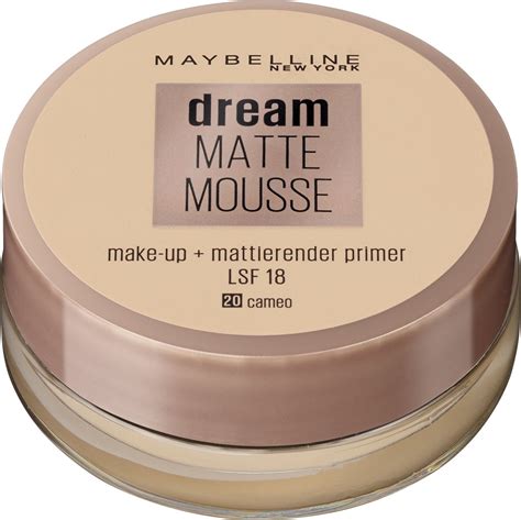 Maybelline Dream Matte Mousse - 020 Cameo - Foundation - 3600530169955 ...
