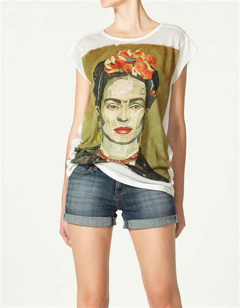 Frida Kahlo t-shirt by Zara | Frida kahlo t shirt, Fashion, Art teacher ...