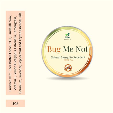 Bug Me Not Natural Mosquito Repellent | DEET-Free | Lilo Naturals