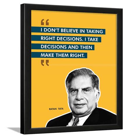 Buy Chaka Chaundh - Ratan Tata Quote Frame - motivational quotes frames ...