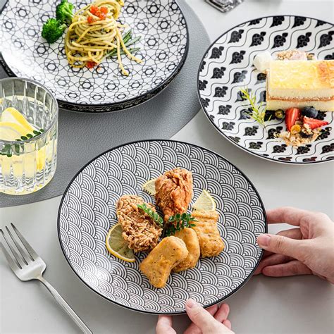 vancasso Haruka Porcelain Dessert Plates, 4 Piece | Ubuy India
