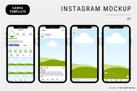Instagram Profile Picture Template - Professional Template Central Zone