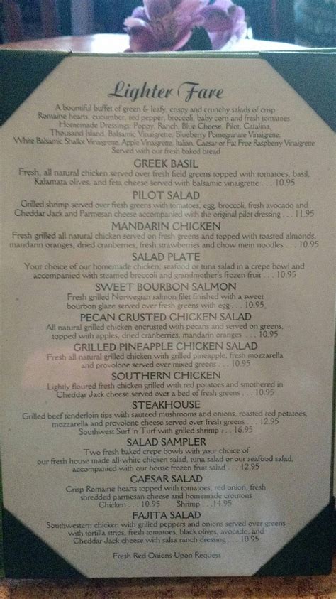 Menu at Food & Friends steakhouse, Lewisburg, 878 Washington St