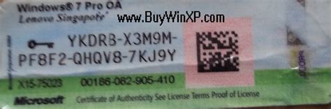 Image result for Windows 7 Pro 32-Bit Key