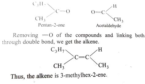 An olefin was treated with ozone and the resulting ozonide on ...