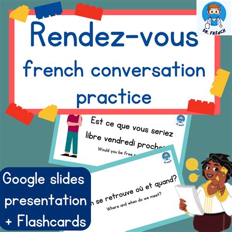 Un Rendez-Vous. French Appointment Role Play and Speaking Activity ...
