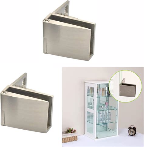 TEYOUQU 4Pieces Easy to Install Gold Glass Door Hinges 90 Degree Glass ...