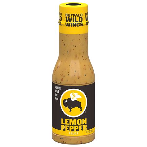 Buffalo Wild Wings Lemon Pepper Sauce, 12 fl. oz. - Walmart.com