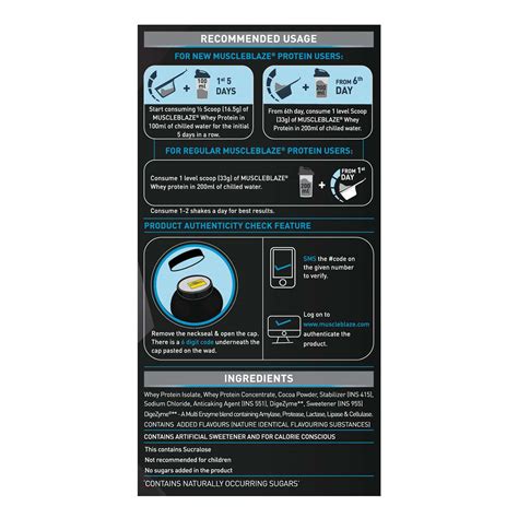 Buy MUSCLEBLAZE 100% WHEY PROTEIN, ULTRA PREMIUM WHEY BLEND (RICH MILK ...