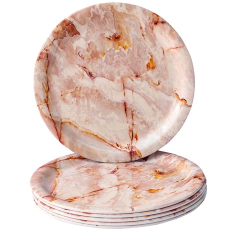 Buy Serve n Style Melamine Printed Snacks/Quarter/Side/Salad Plate Set ...