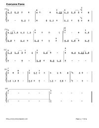 三寸日光-EOP教学曲-梁静茹双手简谱预览3-钢琴谱文件（五线谱、双手简谱、数字谱、Midi、PDF）免费下载