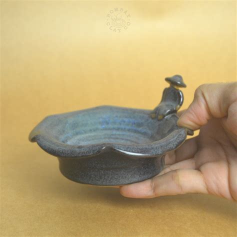 Small Plate with Person | Blue | – Bombay Clay Company