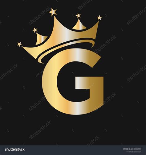 Logo De La Letra G Crown.: vector de stock (libre de regalías) 2148980557 | Shutterstock