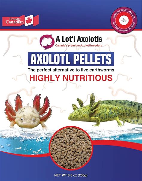 ALot'lAxolotls A Lot'l Axolotls - Axolotl Pellets - Carnivore Food ...