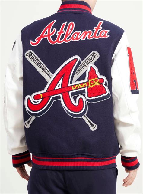 Pro Standard Jacket - Logo Mashup Varsity - Atlanta Braves - Midnight ...