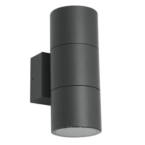 10881-2 round - 2xGU-10 Narrow Beam Outdoor wall Lights