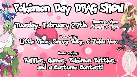 Pokemon Day Drag Show, Franky Bradley's, Philadelphia , 27 February ...