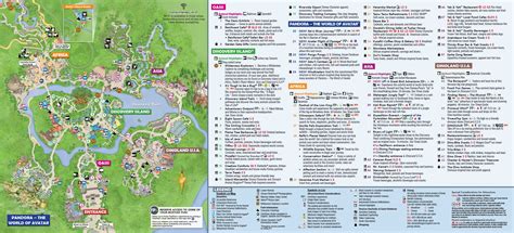 Disney's Animal Kingdom Map (Walt Disney World) | WDW Kingdom