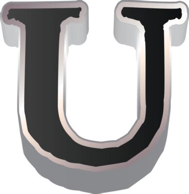 Letter Little U Black and White Clip Art PNG 的图像结果