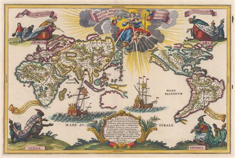 Heinrich Scherer, World Map, 1700 c. | The Map House