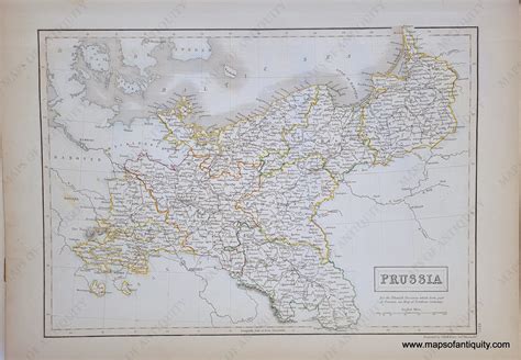 Antique Map Prussia 1841 – Maps of Antiquity